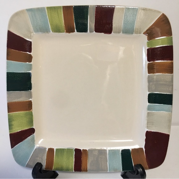 11 1/4” Plate/Platter Tabletops Lifestyles Jentry Hand Painted & Hand Crafted - Picture 2 of 8